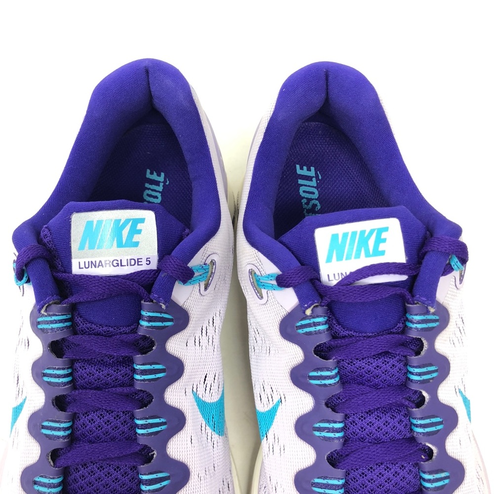 Nike Lunarglide 5 Violet Frost Running Shoes - Picture 5 of 8